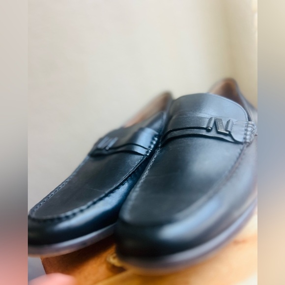 Kenneth Cole Reaction Callum 2.0 Belt Loafer Black Mens size 13 soft leather - Picture 16 of 16